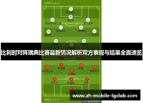 比利时对阵瑞典比赛最新情况解析双方表现与结果全面速览 比利时对阵瑞典比赛最新情况解析双方表现与结果全面速览